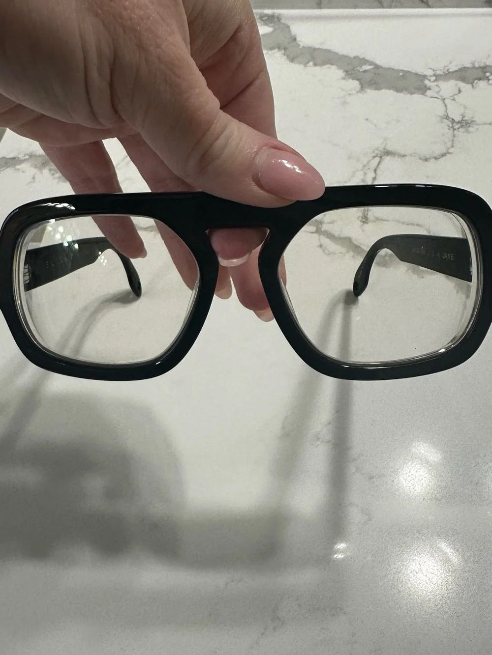 Bold Black Elisa Johnson sunglasses glasses